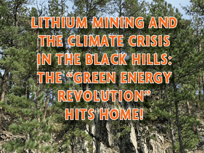 HOT OFF THE PRESS – LITHIUM MINING AND THE CLIMATE CRISIS – CONFERENCE REPORT IS&nbsp;HERE!
